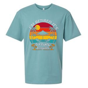 ItS 5 OClock Everywhere IM Retired Summer Retirement Sueded Cloud Jersey T-Shirt