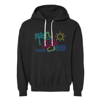 ItS 5 OClock Somewhere Beach Vacation Garment-Dyed Fleece Hoodie