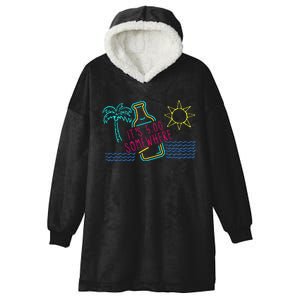 ItS 5 OClock Somewhere Beach Vacation Hooded Wearable Blanket