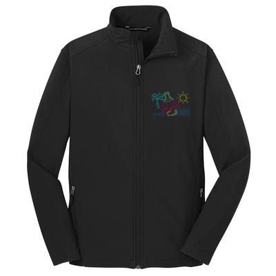 ItS 5 OClock Somewhere Beach Vacation Core Soft Shell Jacket