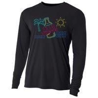 ItS 5 OClock Somewhere Beach Vacation Cooling Performance Long Sleeve Crew