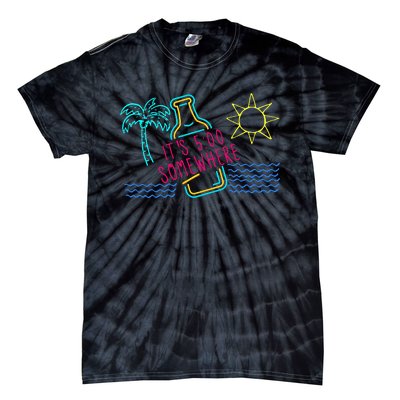 ItS 5 OClock Somewhere Beach Vacation Tie-Dye T-Shirt