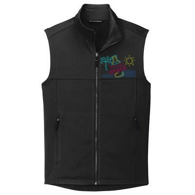 ItS 5 OClock Somewhere Beach Vacation Collective Smooth Fleece Vest