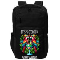 Its 5 Oclock Somewhere Margarita Parrots Summer Impact Tech Backpack