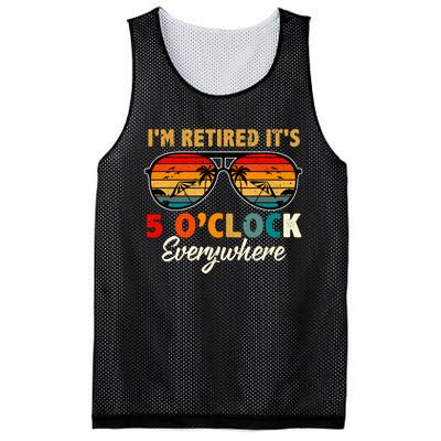 ItS 5 OClock Everywhere IM Retired Summer Retirement Mesh Reversible Basketball Jersey Tank