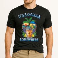 It's 5 O’clock Somewhere Summer Retro Sunset Drinking Performance Shirt