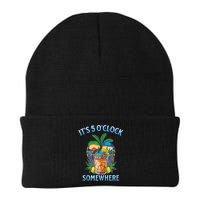 It's 5 O’clock Somewhere Summer Retro Sunset Drinking Beanie