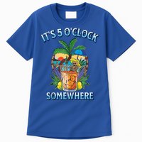 It's 5 O’clock Somewhere Summer Retro Sunset Drinking Tall T-Shirt