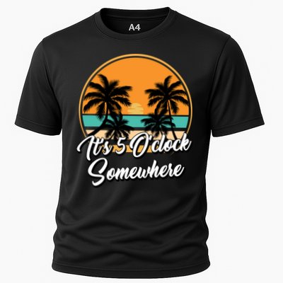 Its 5 O Clock Somewhere Funny Vacation Performance Shirt