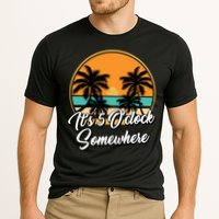 Its 5 O Clock Somewhere Funny Vacation Cooling Performance Crew T-Shirt