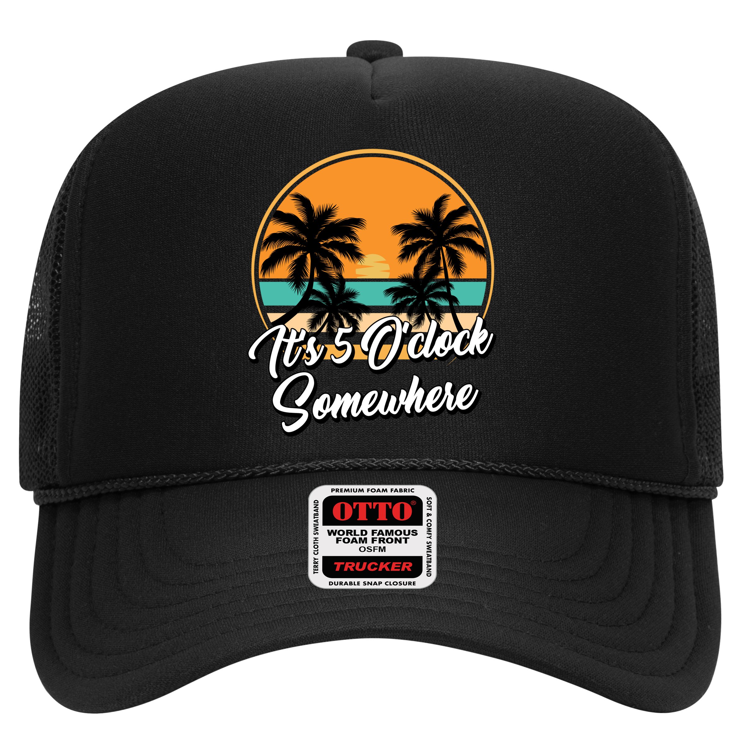 Its 5 O Clock Somewhere Funny Vacation Hat
