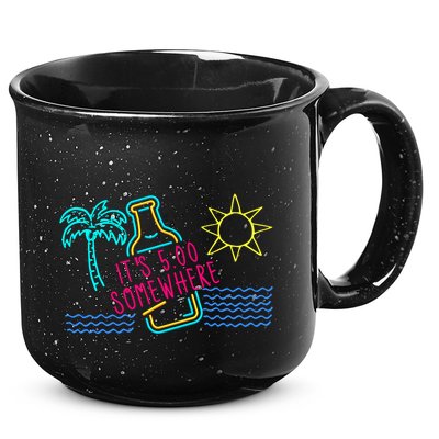 ItS 5 OClock Somewhere Beach Vacation 15oz Campfire Ceramic Mug