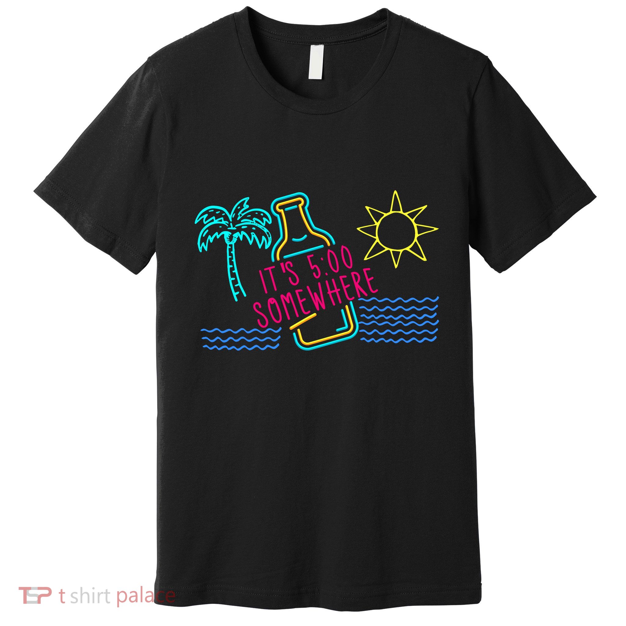 ItS 5 OClock Somewhere Beach Vacation Premium T-Shirt