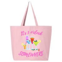 Its 5 O’clock Somewhere Hello Summer Beach Lover Summertime 25L Jumbo Tote