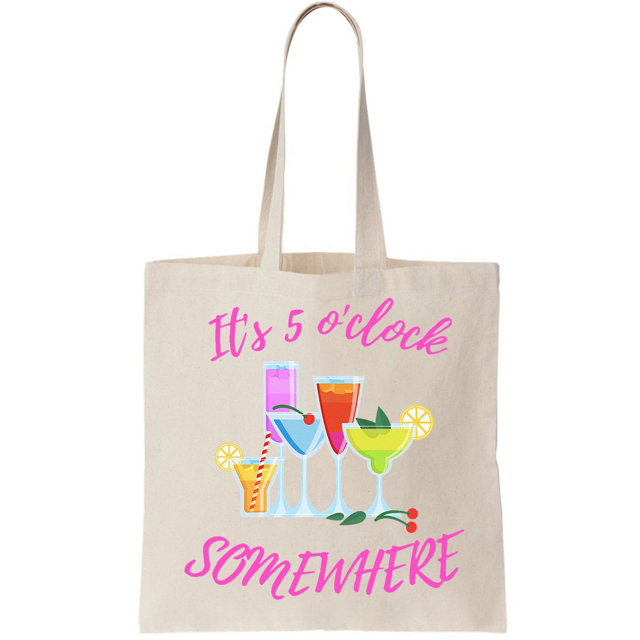 Its 5 O’clock Somewhere Hello Summer Beach Lover Summertime Bag