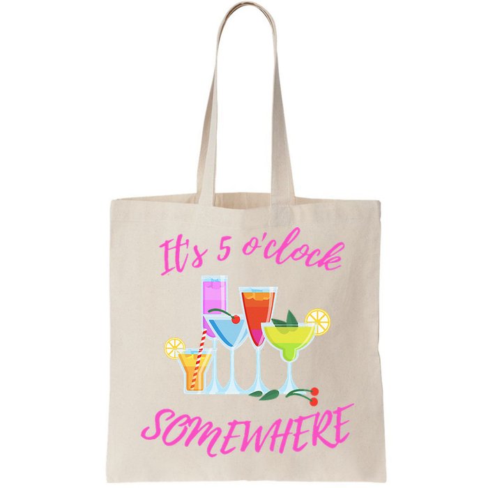Its 5 O’clock Somewhere Hello Summer Beach Lover Summertime Bag