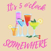Its 5 O’clock Somewhere Hello Summer Beach Lover Summertime Zip Tote Bag