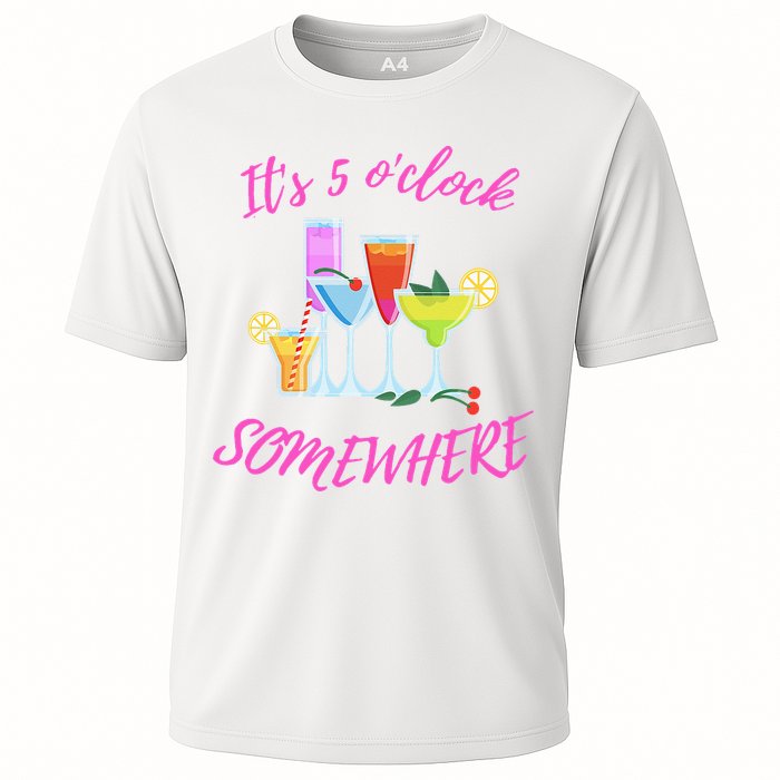 Its 5 O’clock Somewhere Hello Summer Beach Lover Summertime Performance Shirt