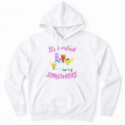 Its 5 O’clock Somewhere Hello Summer Beach Lover Summertime Hoodie