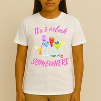 Its 5 O’clock Somewhere Hello Summer Beach Lover Summertime T-Shirt