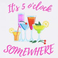 Its 5 O’clock Somewhere Hello Summer Beach Lover Summertime Toddler T-Shirt