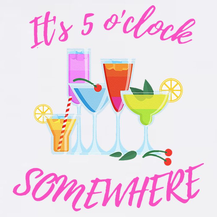 Its 5 O’clock Somewhere Hello Summer Beach Lover Summertime Toddler T-Shirt