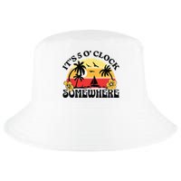 Its 5 O’clock Somewhere Summer Retro Sunset Drinking Cool Comfort Performance Bucket Hat