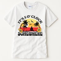 Its 5 O’clock Somewhere Summer Retro Sunset Drinking Tall T-Shirt