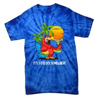 Its 5 Oclock Somewhere Parrot Beach Vacation Happy Tie-Dye T-Shirt