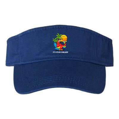 Its 5 Oclock Somewhere Parrot Beach Vacation Happy Valucap Bio-Washed Visor