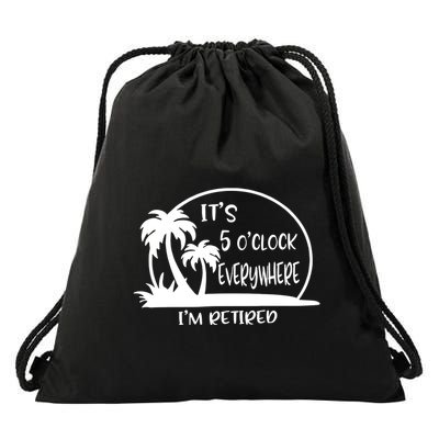 ItS 5 OClock Everywhere IM Retired Drawstring Bag