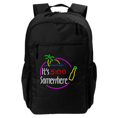 Its 5 Somewhere Funny Bar Partying Drinking Backpack