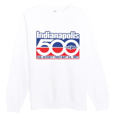 Indianapolis 500 The Seventy First May 24 1987 Premium Crewneck Sweatshirt