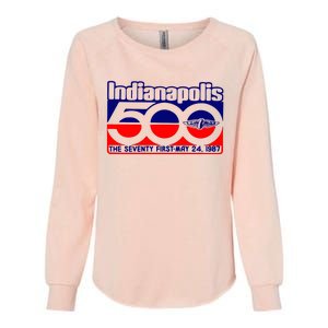 Indianapolis 500 The Seventy First May 24 1987 Womens California Wash Sweatshirt