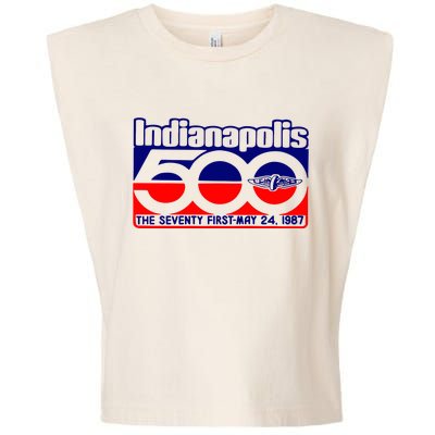 Indianapolis 500 The Seventy First May 24 1987 Garment-Dyed Women's Muscle Tee