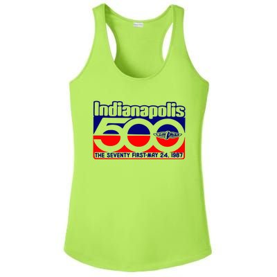 Indianapolis 500 The Seventy First May 24 1987 Ladies PosiCharge Competitor Racerback Tank