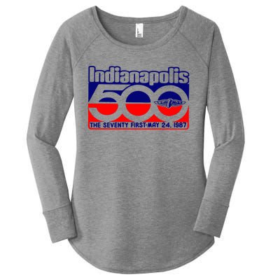 Indianapolis 500 The Seventy First May 24 1987 Women's Perfect Tri Tunic Long Sleeve Shirt