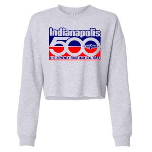 Indianapolis 500 The Seventy First May 24 1987 Cropped Pullover Crew