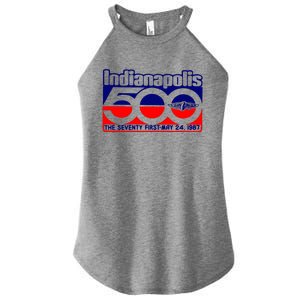 Indianapolis 500 The Seventy First May 24 1987 Women's Perfect Tri Rocker Tank