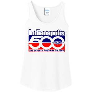 Indianapolis 500 The Seventy First May 24 1987 Ladies Essential Tank