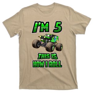 Im 5 This Is How I Roll 5 Years Old 5th Birthday T-Shirt