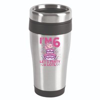 I'm 6 Bday Axolotl Party Cute 6th Birthday Axolotl 16oz Travel Tumbler