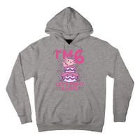 I'm 6 Bday Axolotl Party Cute 6th Birthday Axolotl Tall Hoodie