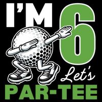 IM 6 LetS Par 6th Years Old Golf Party Birthday Gift Drawstring Bag