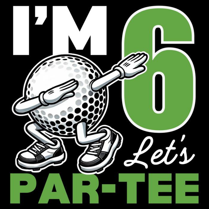 IM 6 LetS Par 6th Years Old Golf Party Birthday Gift Drawstring Bag