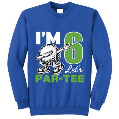 IM 6 LetS Par 6th Years Old Golf Party Birthday Gift Tall Sweatshirt