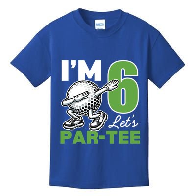 IM 6 LetS Par 6th Years Old Golf Party Birthday Gift Kids T-Shirt
