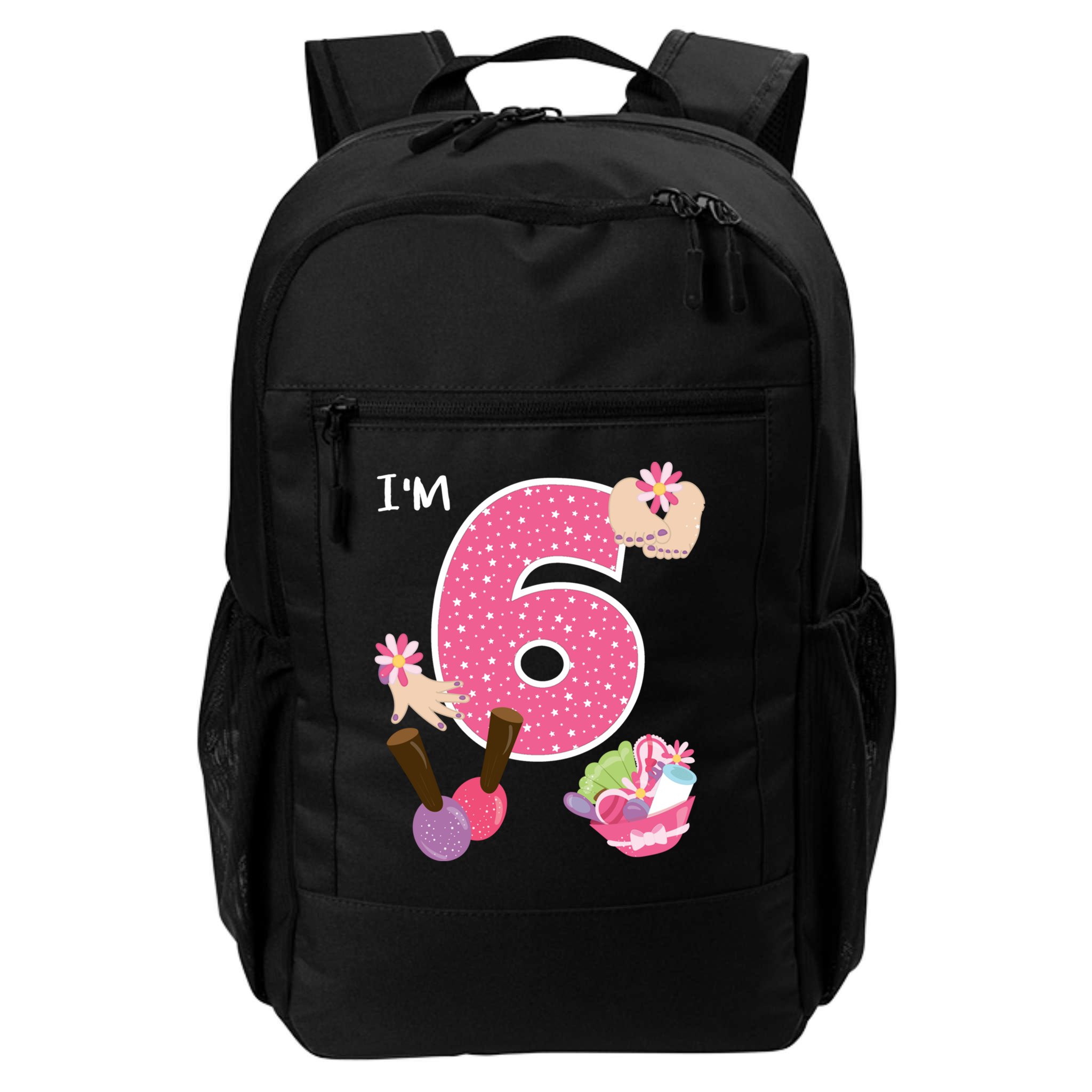I'm 6 Spa Party Birthday Nail Polish Makeup Birthday Gift Backpack