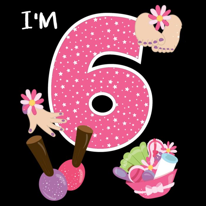 I'm 6 Spa Party Birthday Nail Polish Makeup Birthday Gift Bucket Hat