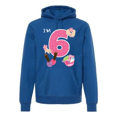 I'm 6 Spa Party Birthday Nail Polish Makeup Birthday Gift Premium Hoodie